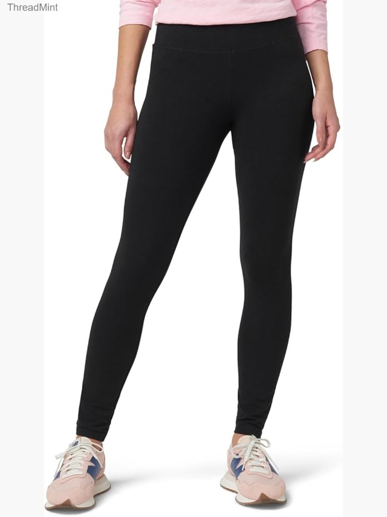 Ultra Soft Cotton Leggings With Wide Waistband, Full & Capri Length